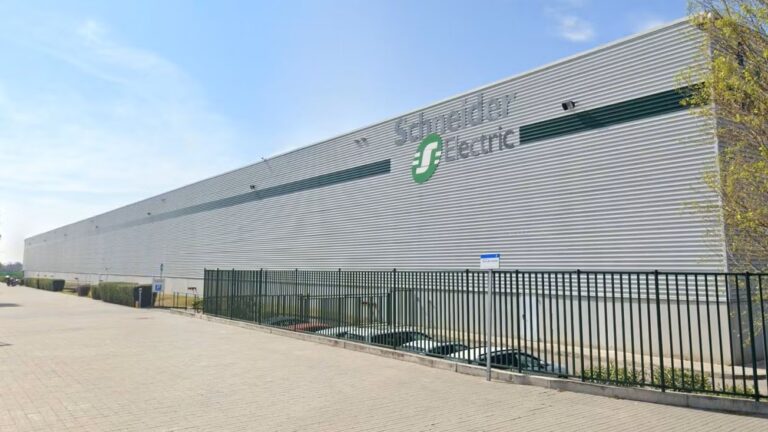 Exterior of Schneider Electric's factory in Molins de Rei, Barcelona
